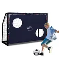 Produktbild: ZERRO Fussballtor Outdoor Fußballtor für Erwachsene und Kinder zum Spielen und Trainieren im Garten , Size:180cm mit Torwand und Fußball