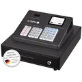 Produktbild: Olympia K100 Registrierkasse | Kasse für den Handel | LED Kundenanzeige | 58mm Thermodrucker | Android 11 Betriebssystem | Hubtastatur 39 Tasten | Grafisches Bonlogo | inkl. Kassenschublade