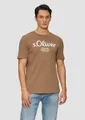 Produktbild: s.Oliver Kurzarmshirt Baumwoll-T-Shirt mit Logo-Print Artwork