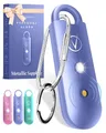 Produktbild: Vantamo Taschenalarm Extra Laut 130dB Mit 2 Lautsprechern Für Selbstverteidigung Frauen, Hell Taschenlampe & Batteriewarnung, Alarm Für Frauen Unterwegs Mit Schlüsselanhänger