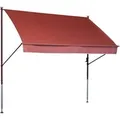 Produktbild: ANGERER Klemmmarkise (Terracotta, 150 cm breit)