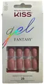 Produktbild: Gel Fantasy - 28 Künstliche Fingernägel von KISS mit Kleber - kurz 60674