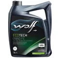 Produktbild: Motoröl WOLF ECOTECH FE 16106 SAE 0W40 5 Liter für Audi BMW Mercedes Dacia Mini