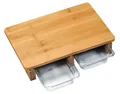 Produktbild: KESPER 58353 Schneidebrett mit Auffangschalen aus Kunststoff / Schneidbrett /...