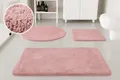 Produktbild: OTTO home Badematte Neele, Höhe 20 mm, rutschhemmend beschichtet, schnell trocknend, Polyester, rechteckig, Badteppich, getuftet, modern, Uni, antirutsch, flauschig, Hochflor