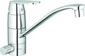 Produktbild: Grohe Eurosmart Cosmopolitan Spültischbatterie flacher Auslauf mit Absperrventil chrom - 31161000
