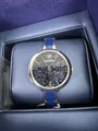 Produktbild: Swarovski Crystalline Delight Uhr, Metallarmband, Blau, Edelstahl