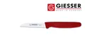 Produktbild: Giesser Messer SP - 8 cm gerade Klinge rot Schnitzer Koch Küchen Gemüsemesser