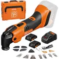 Produktbild: Fein Multifunktionswerkzeug MultiMaster AMM 500 PLUS TOP 2.0 AH AS, Akku, 18 V / 2 Ah, mit 2 Akkus, Ladegerät und Koffer