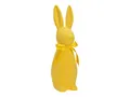 Produktbild: Wurm Osterhase Hase, beflockt, stehend, mit Schleife, Gelb, 10045021 (1 St)