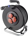 Produktbild: AS Schwabe 10116 Kabeltrommel 25m Schwarz Schutzkontakt-Stecker