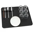 Produktbild: Abtropfmatte 50x40 cm Abtropfmatte Geschirr Abtropfmatte aus Silikon hitzebes...