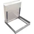 Produktbild: Schachtabdeckung 600x600x80 Edelstahl Schachtdeckel Gasdruckfedern auspflasterbar EN124 A15