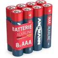 Produktbild: Ansmann - 8x Alkaline Batterie aaa Micro 1,5V – LR3 MN2400 (8 Stück)