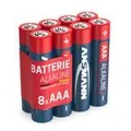 Produktbild: 8x ANSMANN Alkaline Batterie AAA Micro 1,5V – LR3 MN2400 (8 Stück)