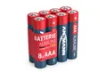 Produktbild: ANSMANN AG 8x Alkaline Batterie AAA Micro 1,5V – LR3 MN2400 (8 Stück) Batterie