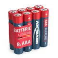 Produktbild: 8x ANSMANN Alkaline Batterie AAA Micro 1,5V – LR3 MN2400 (8 Stück)