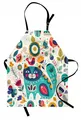 Produktbild: Katze Kochschürze Katze mit Vögeln