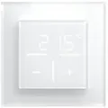Produktbild: Homematic IP Smart Home Set Glas-Wandthermostat, weiß, 1-fach Glasrahmen, HmIP-WGT + HmIP-GF1