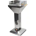 Produktbild: EDELSTAHL Säulengrill BBQ - Silber