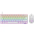 Produktbild: ISY IGB-1000 Tastatur & Maus Set Weiß Beleuchtet