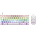 Produktbild: ISY IGB-1000 Tastatur & Maus Set Weiß Kabelgebunden