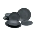Produktbild: CreaTable 20540 Serie Schiefer Black Geschirrset Teller Set 12-tlg Steinzeug