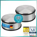 Produktbild: Türstopper Türpuffer Tür Stopper Feststeller Halter Puffer Edelstahl Set 1,2 kg