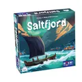 Produktbild: HUCH!, SALTFJORD, Gesellschaftsspiele, Strategisches Fischerdorf-Abenteuer mit innovativem Würfelmechanismus, Ideal für spannende Spielabende, Für 1–4 Spieler ab 14 Jahren
