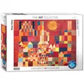 Produktbild: Puzzle - Burg und Sonne von Paul Klee - 1000 Teile