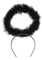 Produktbild: Widmann S.r.l. Kostüm Haarreif 'Heiligenschein mit Maraboufedern', Schw