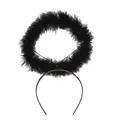 Produktbild: Engel Haarreifen für Damen Kostüme Heiligenschein Schwarz Karneval Mottoparty