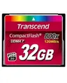 Produktbild: Transcend Flash-Speicherkarte 32 GB 800x CompactFlash (TS32GCF800)