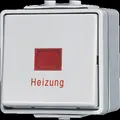 Produktbild: Jung Heizungsschalter, Universal Aus-Wechsel, 10 AX 250 V ~, IP 44, WG 600 606HW