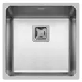 Produktbild: Küchenspüle 44x44cm Einbauspüle Lume Edelstahl Spülbecken Einbau flächenbündig