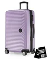 Produktbild: Hauptstadtkoffer Mitte - Mittelgroßer Hartschalen-Koffer + Digitaler Kofferanhänger, Check-In Gepäck mit Volumenerweiterung + Koffertag, TSA, 4 Rollen, 68 cm, 88 L, Flieder