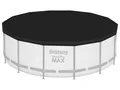 Produktbild: Bestway PVC-Abdeckplane, schwarz, für runde Pools (Ø 401 cm)