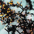 Produktbild: hellum LED Lichterkette außen Cluster, 15,98m 800 LED Cluster Lichterkette warmweiß mit Timer, Strombetrieben indoor & outdoor, Weihnachtsbaumbeleuchtung mit Kabel <59 lm 530193
