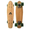 Produktbild: Apollo Fancy Skateboard, Vintage Mini Cruiser, Komplett, 22.5inch, Mini-Board mit Holz Deck, Skateboard mit und ohne LED Wheels, für Kinder ab 8 Jahre