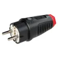 Produktbild: PCE Schutzkontaktstecker Serie TAURUS2 - Vollgummi (0522-sr)