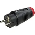 Produktbild: Fp - Pce 0522-sr Schutzkontaktstecker Vollgummi, Thermoplast 250 V Schwarz, Rot Ip54