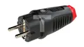 Produktbild: Gummistecker 16A 2P+Z 230V UNI-SCHUKO IP54 /Vollgummi/ TAURUS2 0522-sr /T2DE