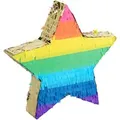 Produktbild: Relaxdays Sternpinata Papier Bunt Gold Zum Befüllen 49 cm x 45 cm x 9 cm 140 g