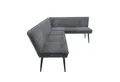 Produktbild: HTI-Living Eckbank Eckbank 195 x 154 cm Anthrazit (Stück, 1-St., 1 Eckbank), Sitzbank Polsterbank