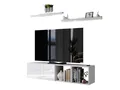 Produktbild: MIRJAN24 TV-Schrank Boxing XVII (3er-Set, mit 2x Wandregal) Anbauwand mit grifflosem Öffnen