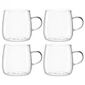 Produktbild: Leonardo Tè per Te 4er Set Teetasse 570ml Borosilikatglas Handarbeit 4 Teegläser