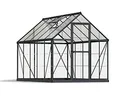 Produktbild: Palram Aluminium GewächsHaus Gartenhaus Hybrid 6x10 anthrazit /310x185x209 cm (LxBxH),Grau