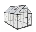 Produktbild: Gewächshaus Treibhaus Pflanzenhaus Aluminium grau Palram Canopia 306x185x208cm