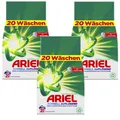 Produktbild: 3x 1200g Ariel 18 WL Vollwaschmittel Strahlend fein Pulver Weißwäsche
