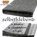 Produktbild: 4 x CHP Dämmvlies 150x40cm 2,4m² selbstklebend 10mm dick KFZ Schalldämmung PKW